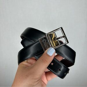 Chaps | Large 30-32 Brown Reversible Black Leather Belt‎ for Men
